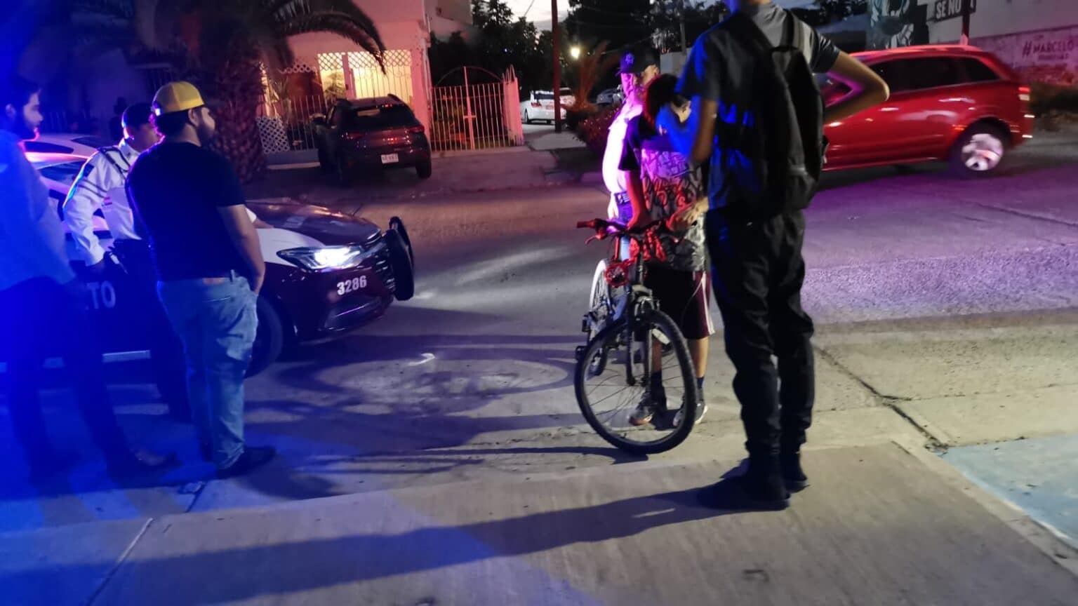 accidente, Ciclistas, lesionados, Los Mochis