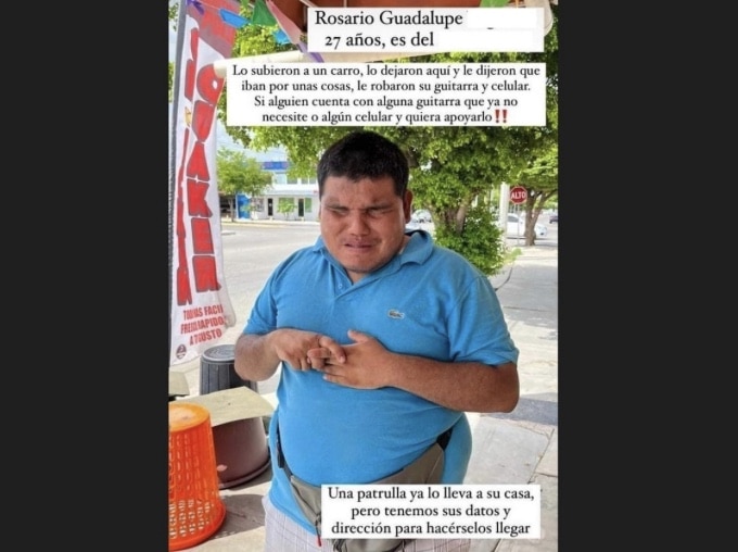 Chayo, invidente, Los Mochis