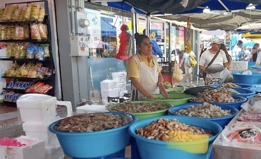 camaron, changueras, Mazatlán