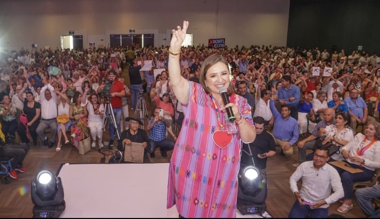 Corcholatas presidenciales, Mazatlán, Xóchitl Gálvez