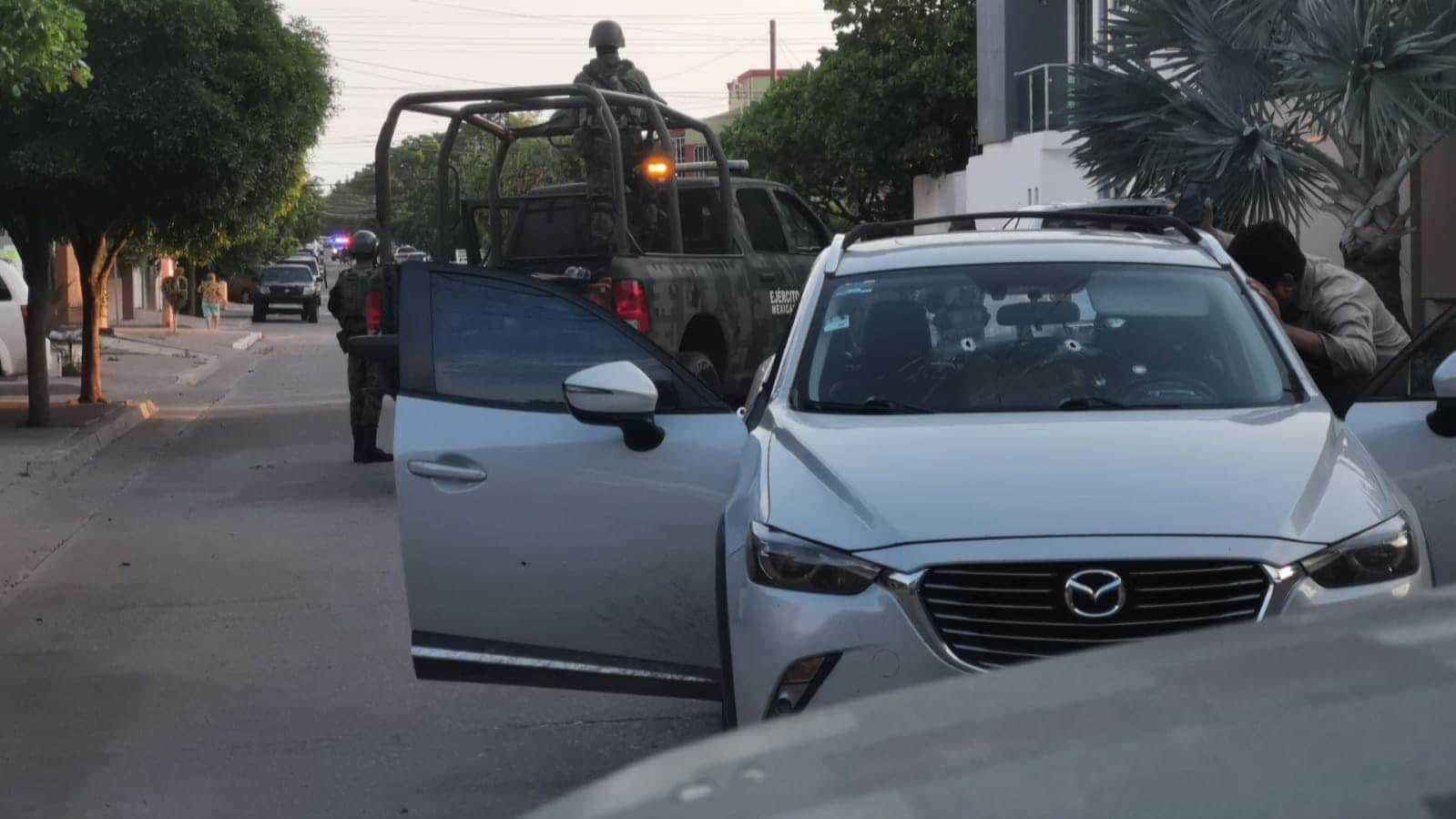 armas, balacera Culiacán, Herido