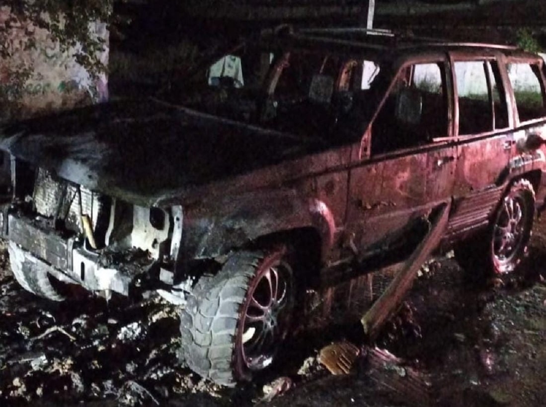 camioneta, Culiacán, incendio