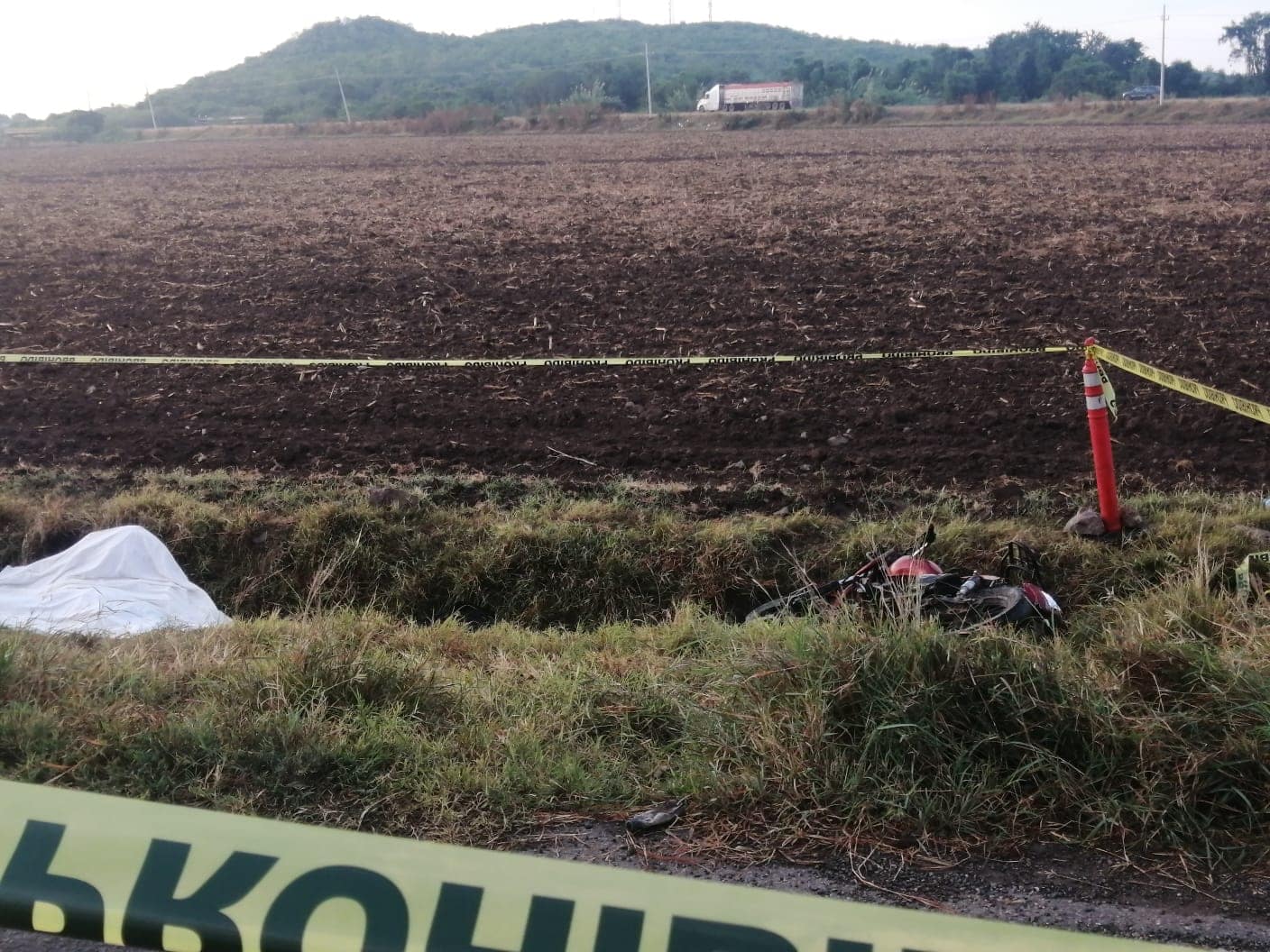 accidente, Mocorito, motociclista