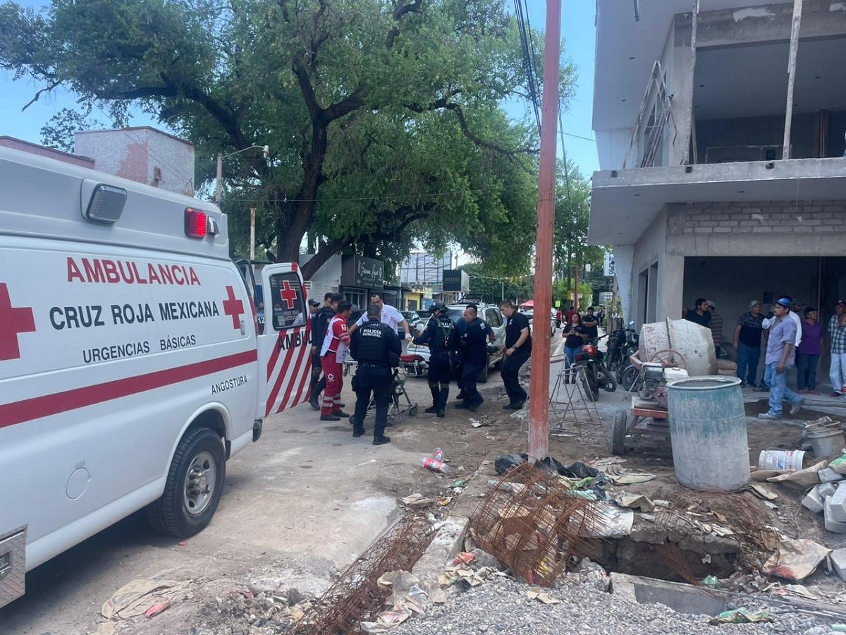 accidente, albañil, Angostura, electrocutado