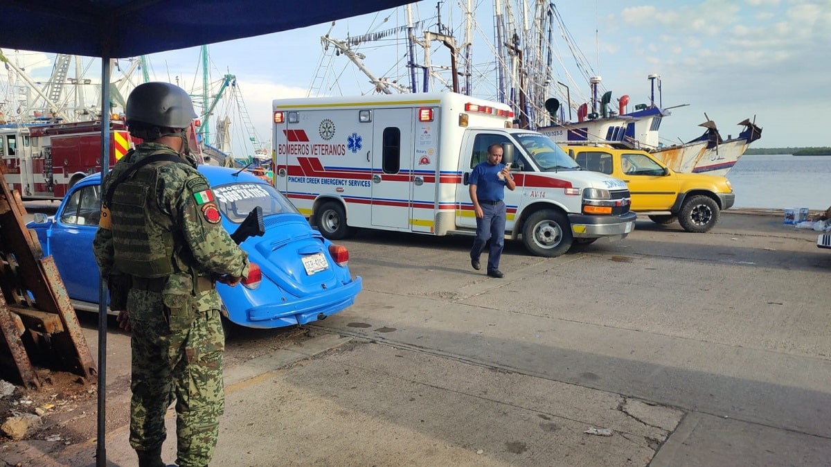 barco, Explosión, Mazatlán