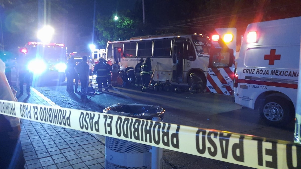 atropello, camión urbano, Culiacán, Muerto, mujer