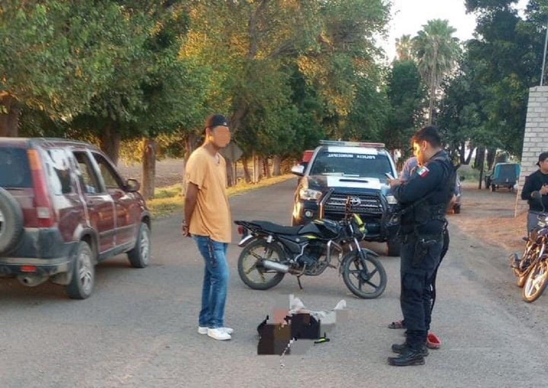 Choque, Guasave, motociclista