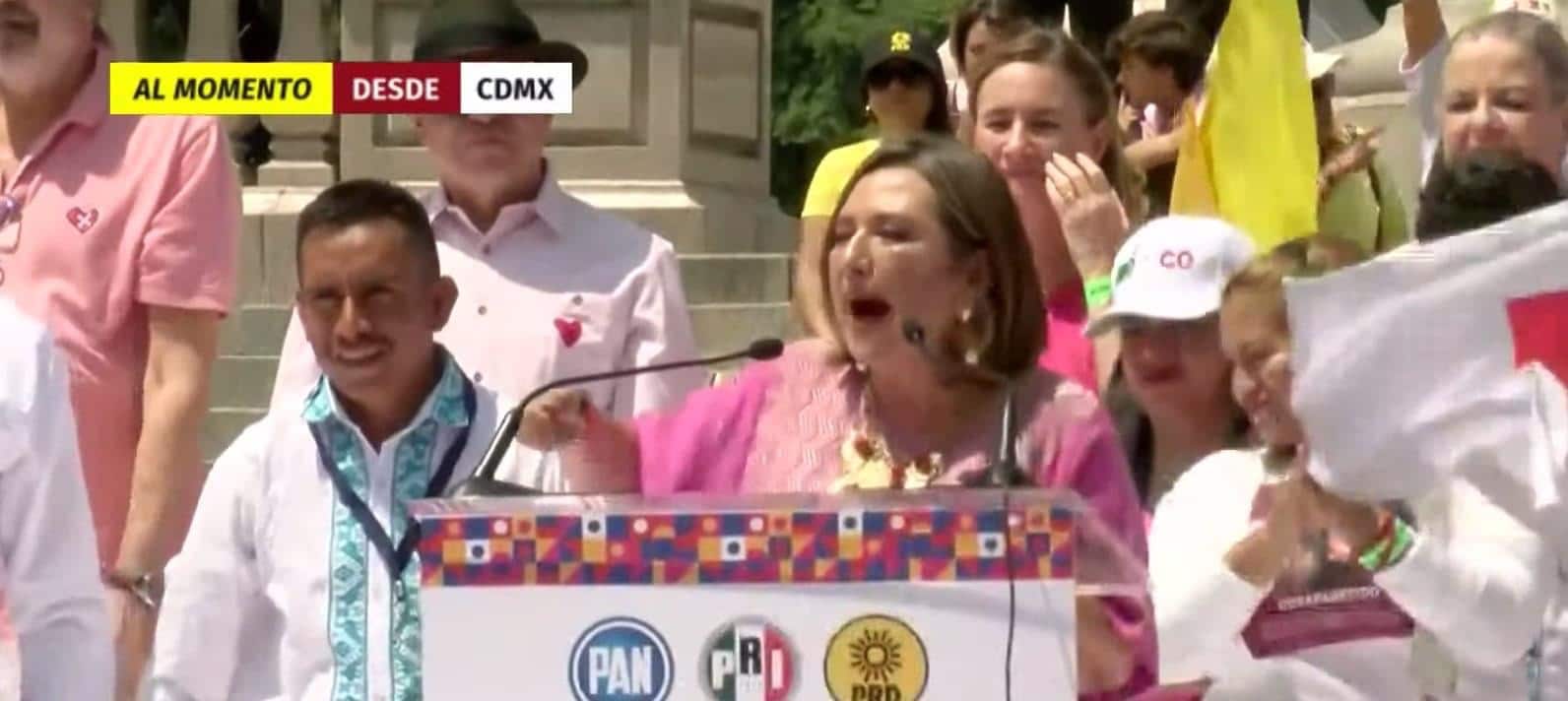 Frente Amplio, Oposición, Xóchitl Gálvez