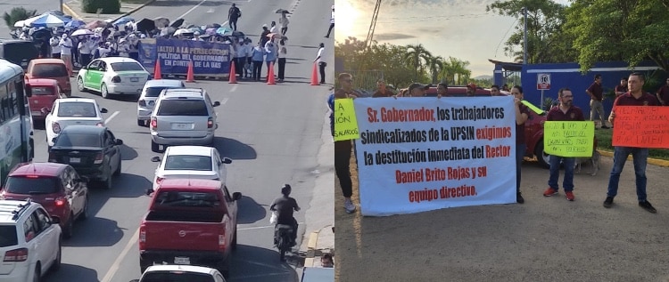 Manifestación, UAS, upsin