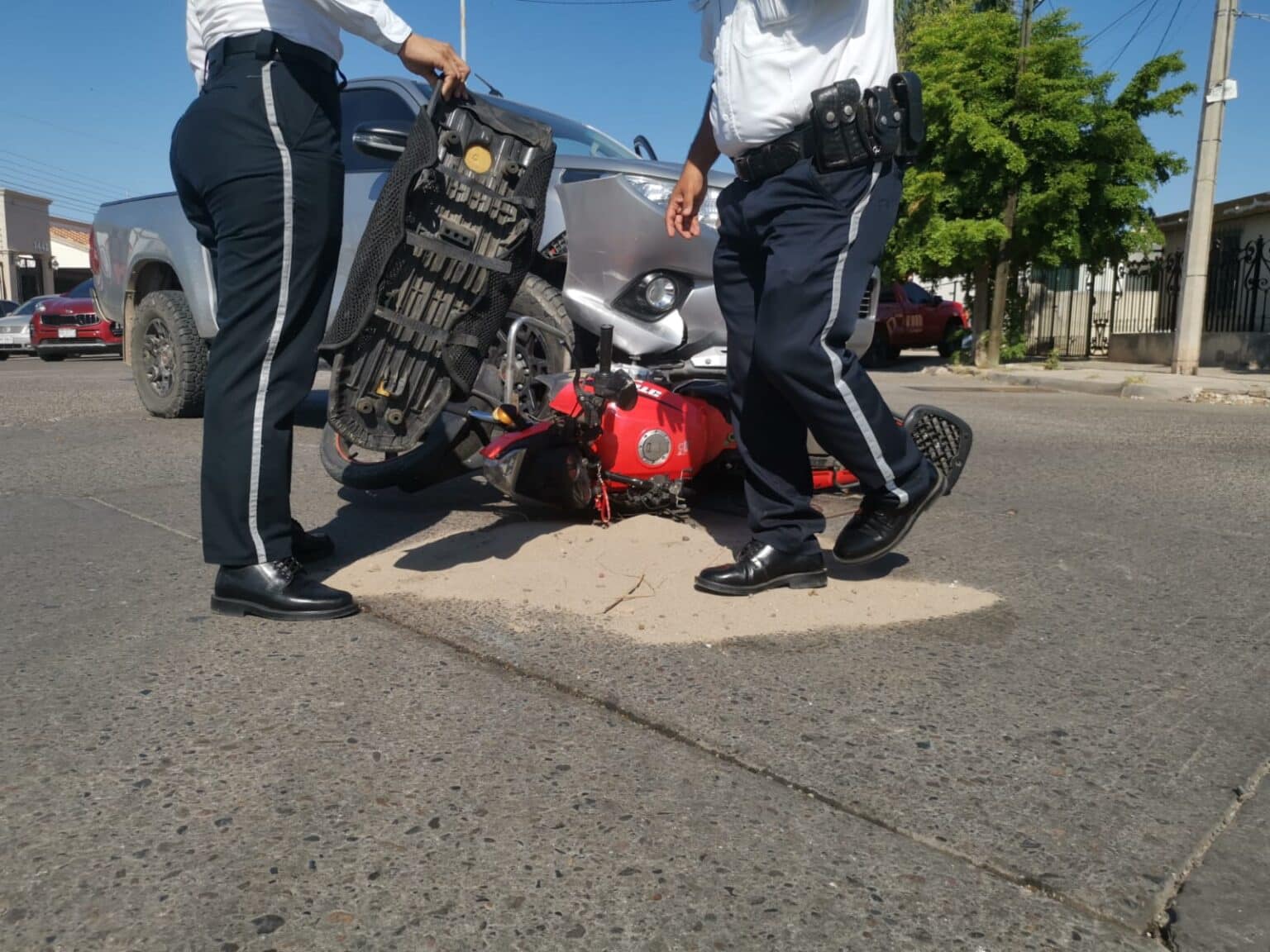 accidente, Los Mochis, motociclista