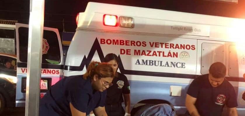 camión, ciclista, Herido, Mazatlán