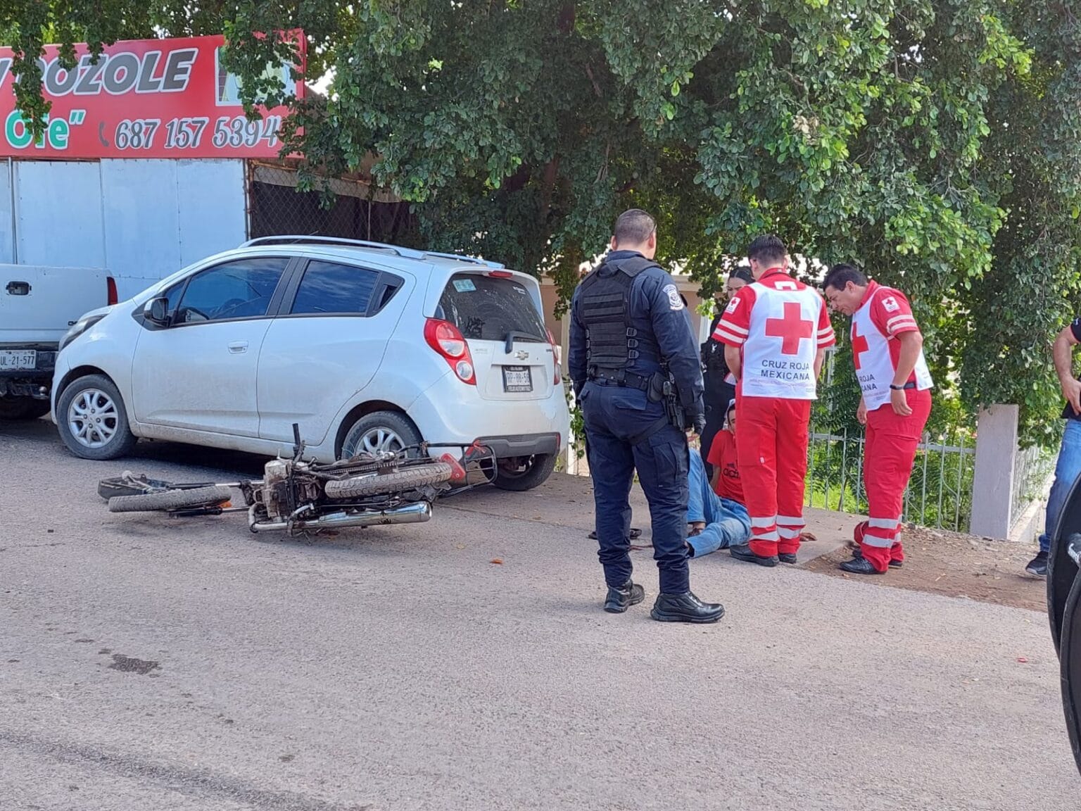 accidente, Guasave, motociclista