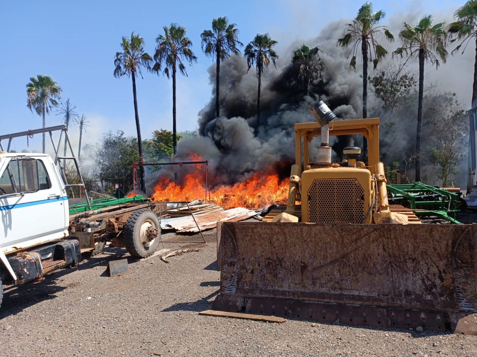 ahome, Bodega, incendio