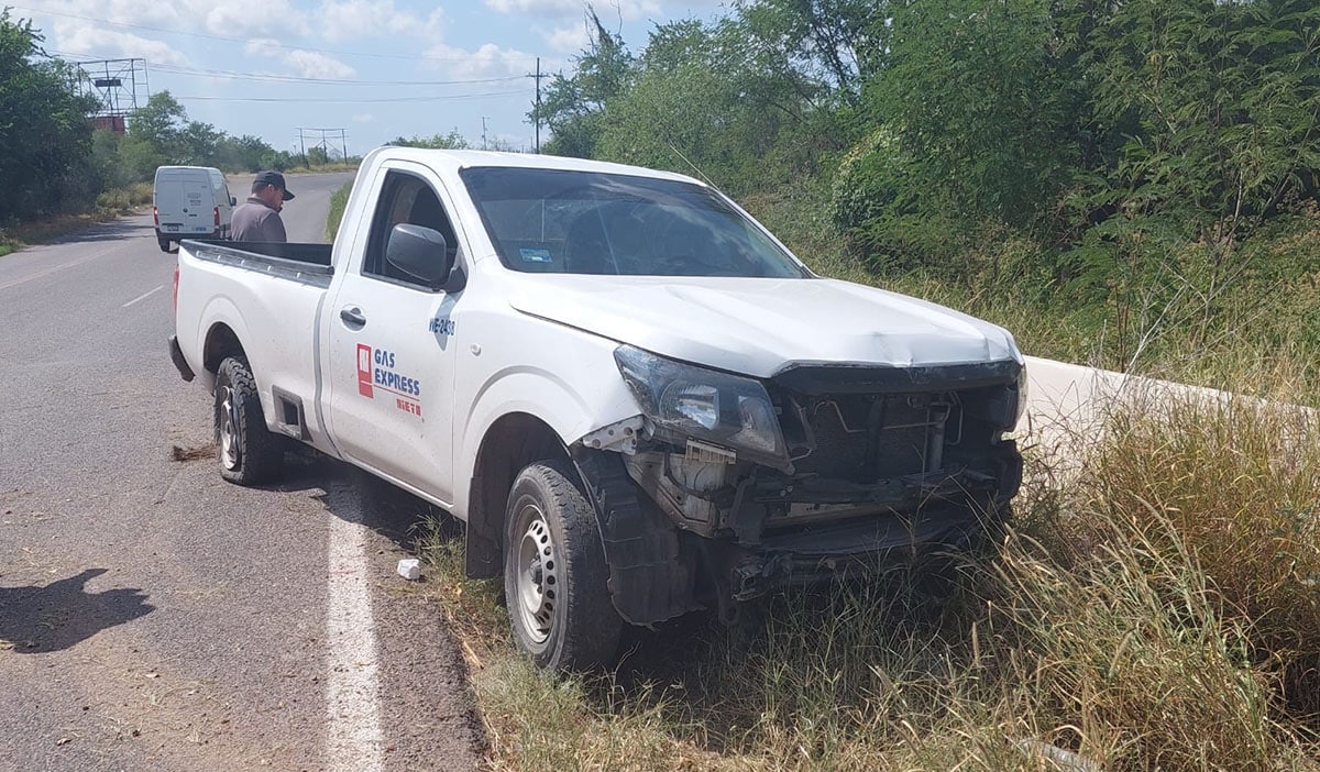 accidente, Angostura, camioneta