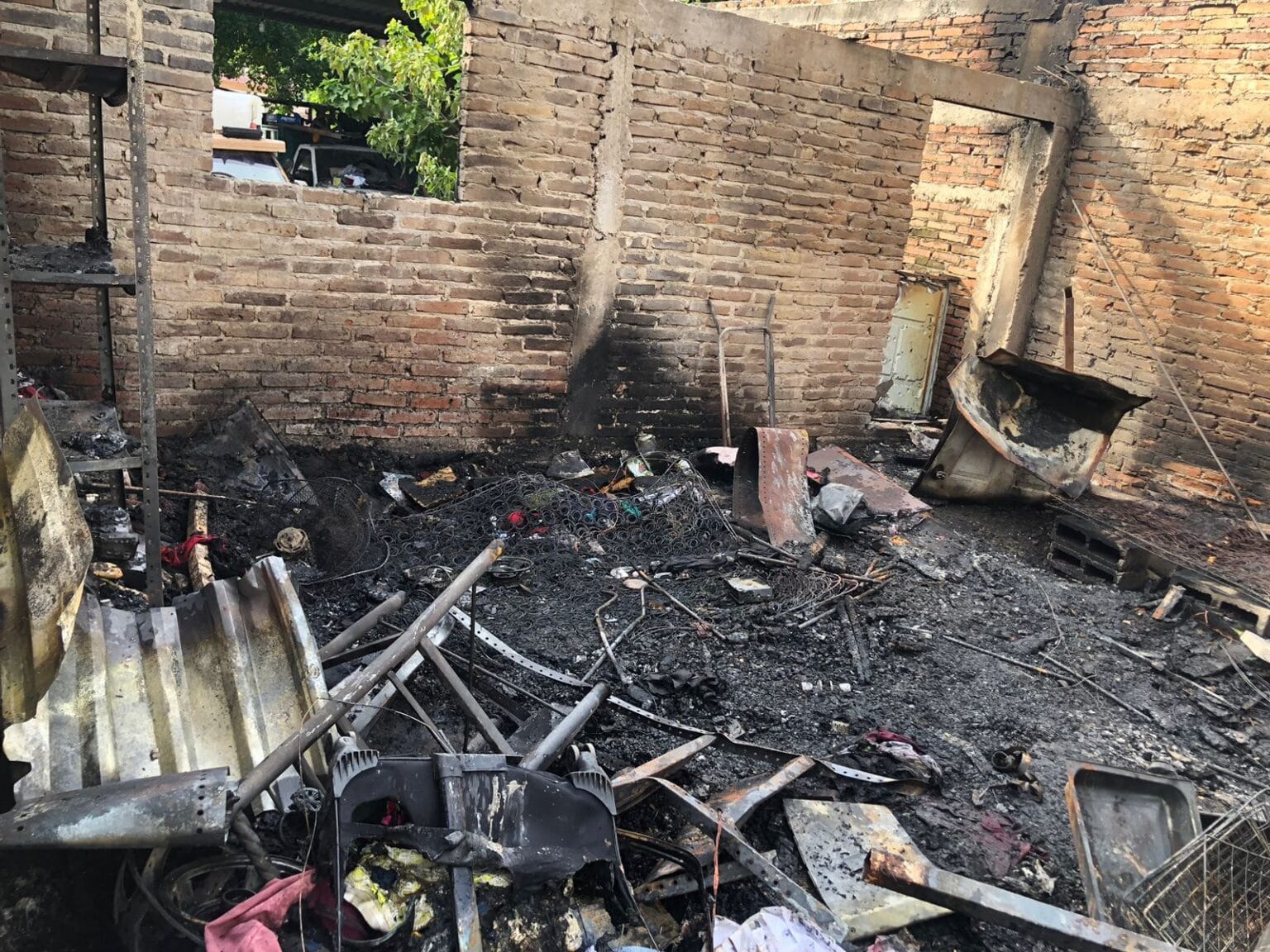 incendio, Mazatlán, taller