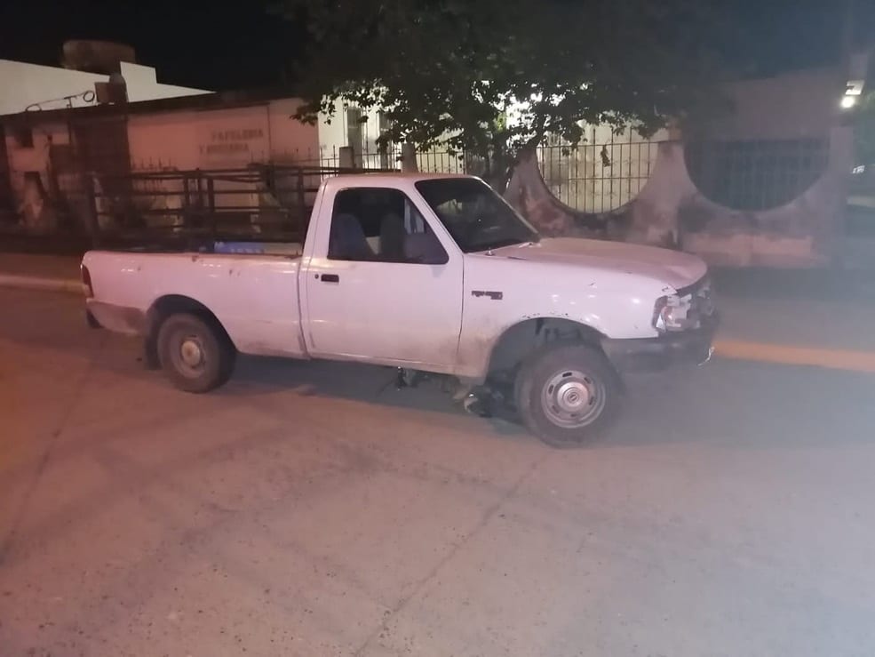 accidente, camioneta, Guamúchil, motociclista