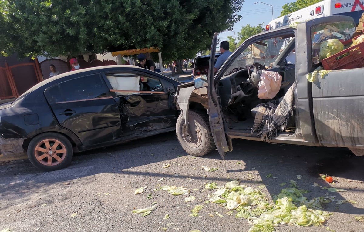 accidente, Los Mochis, mujer