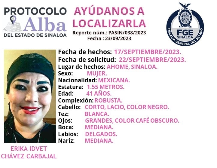 Desaparecidas, Localizadas, Los Mochis, mujer