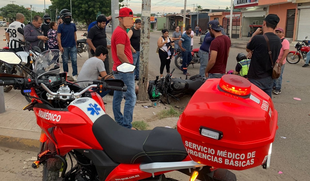 accidente, Culiacán, heridos, motociclista
