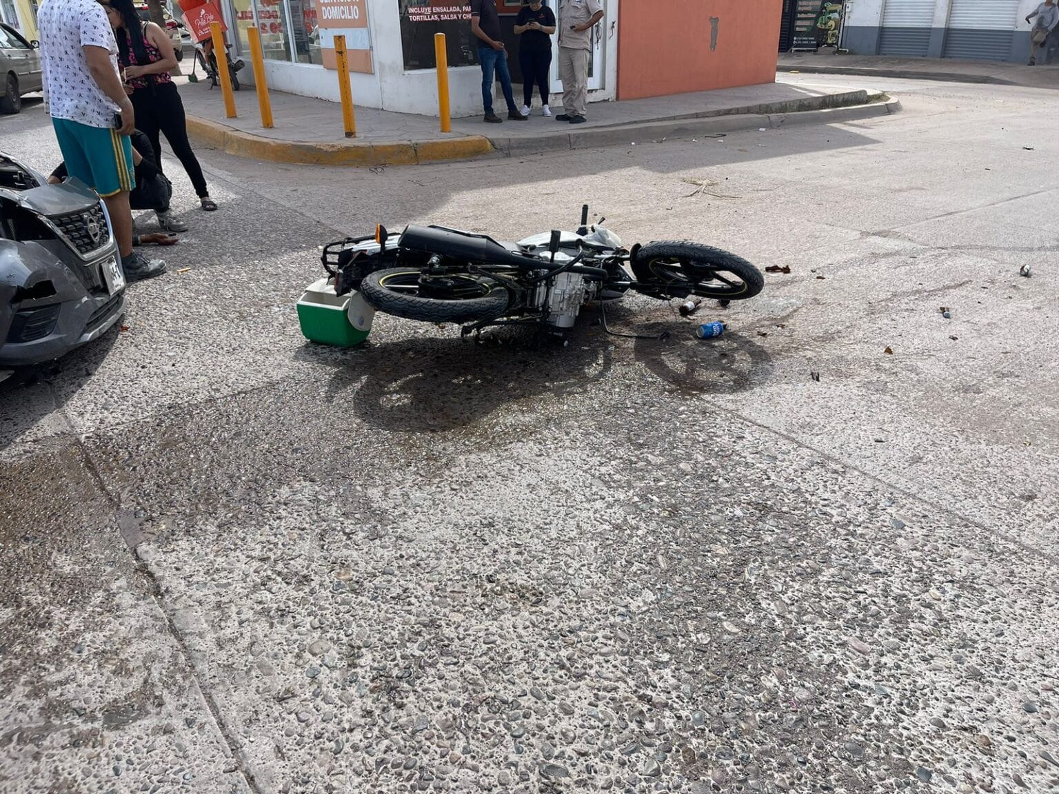 accidente, Los Mochis, motociclista