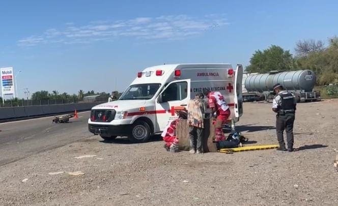 accidente, Guasave, motociclista