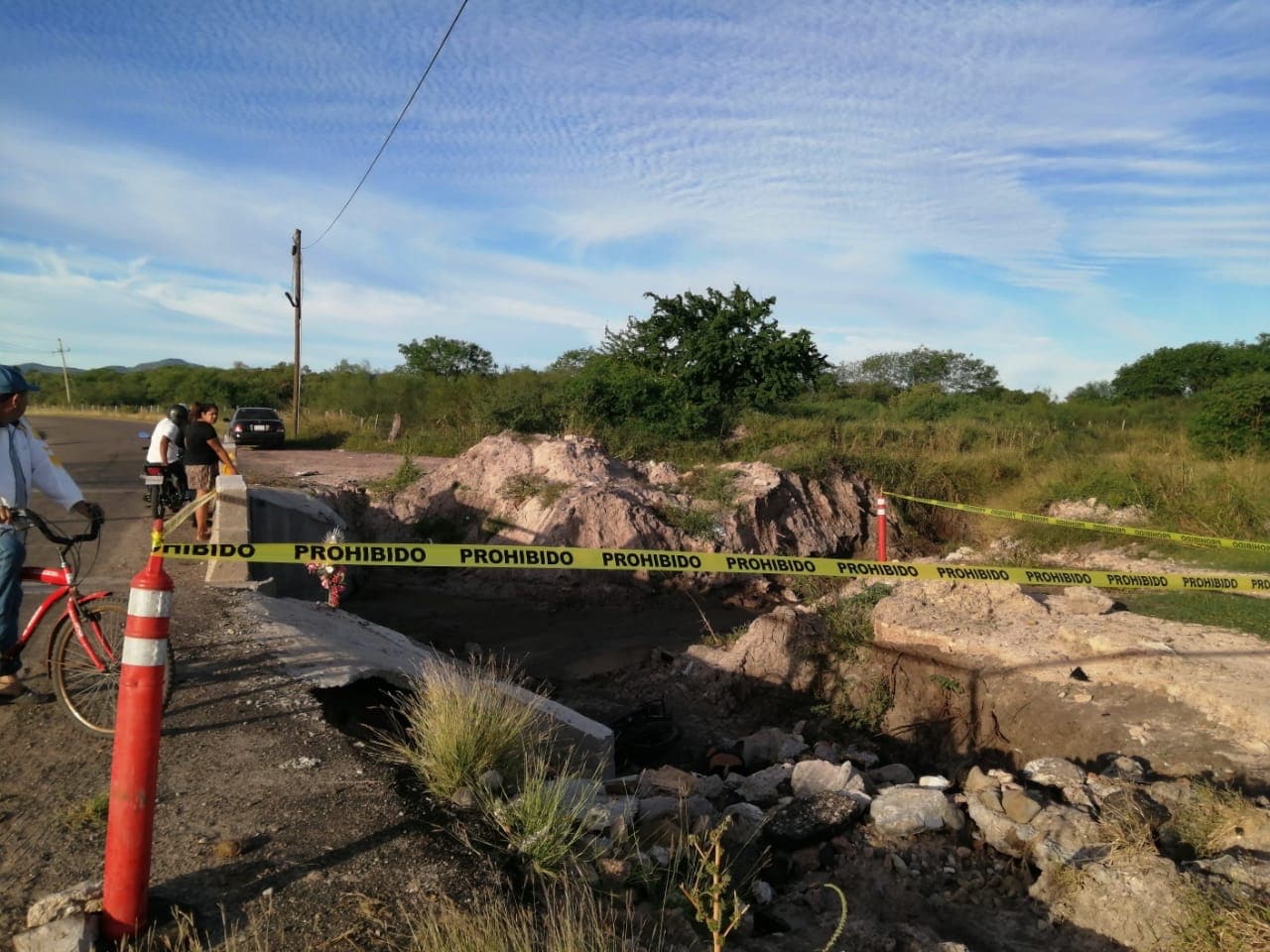 Hombre, Mocorito, motociclista, Muerto