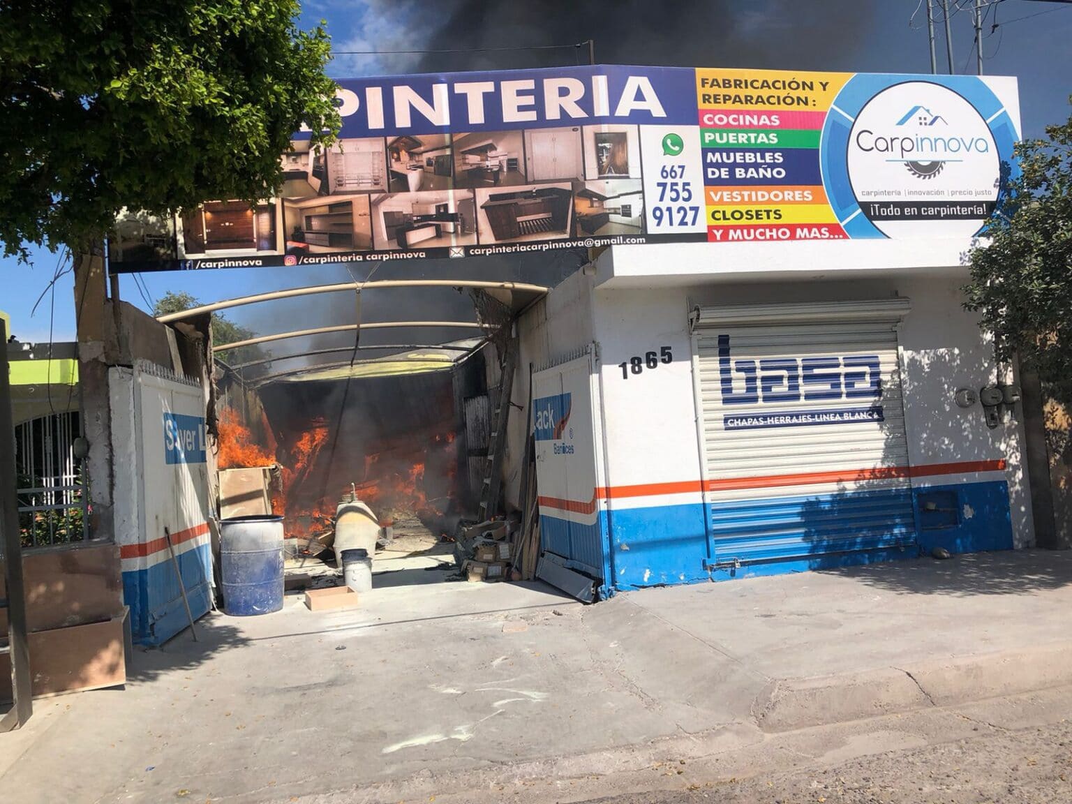 Culiacán, incendio