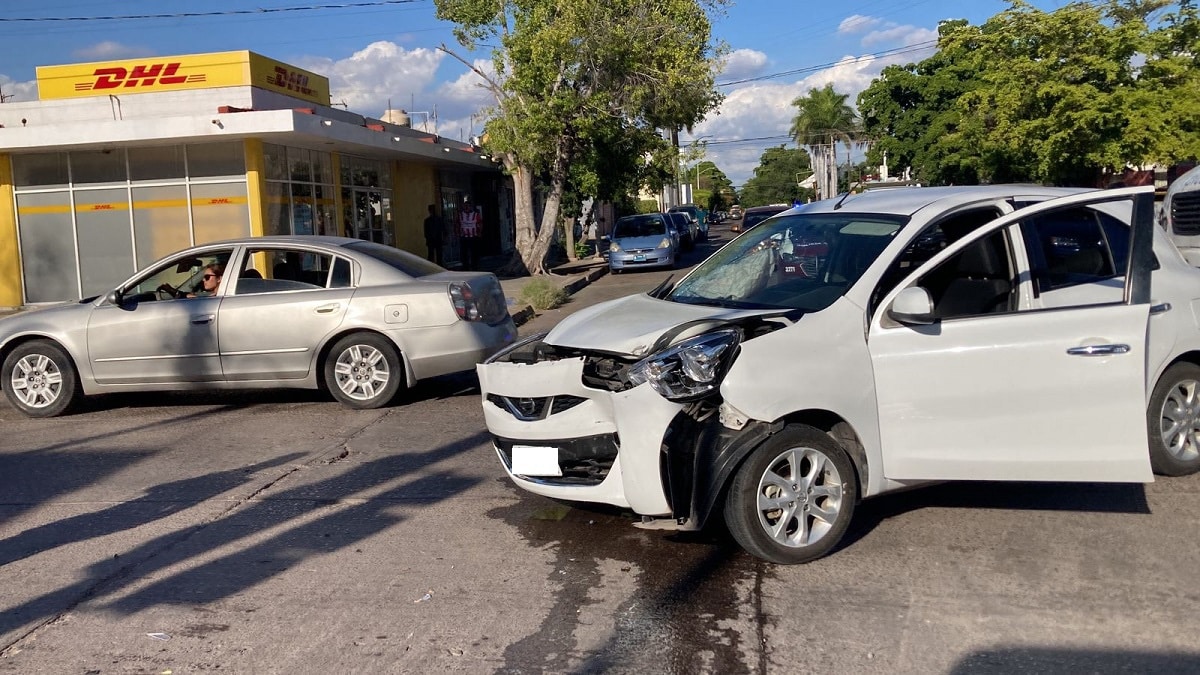 accidente, lesionada, Los Mochis, mujer