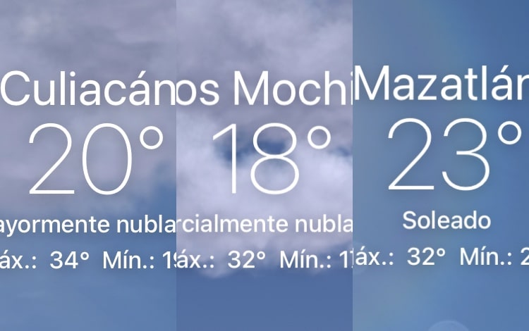 clima, Sinaloa