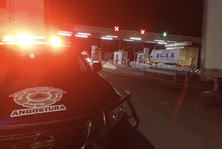 amoniaco, Angostura, fuga