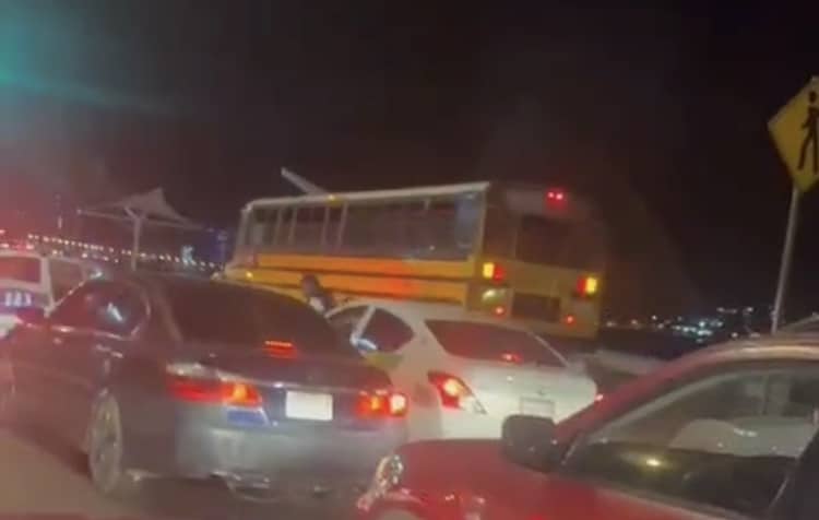 Autobús escolar, Mazatlán, Persecución