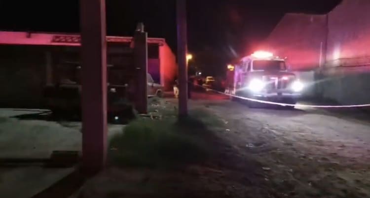 Calcinado, incendio, Los Mochis