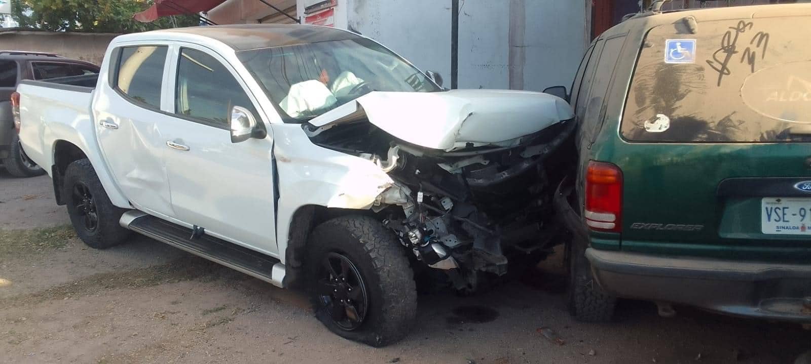 accidente, carambola Guamúchil, Salvador Alvarado