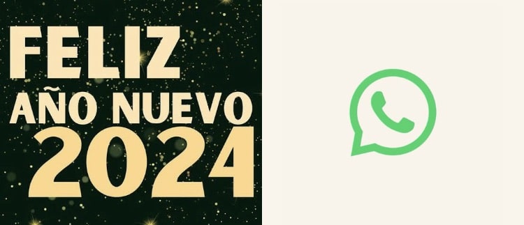 año nuevo, tecnología, WhatsApp