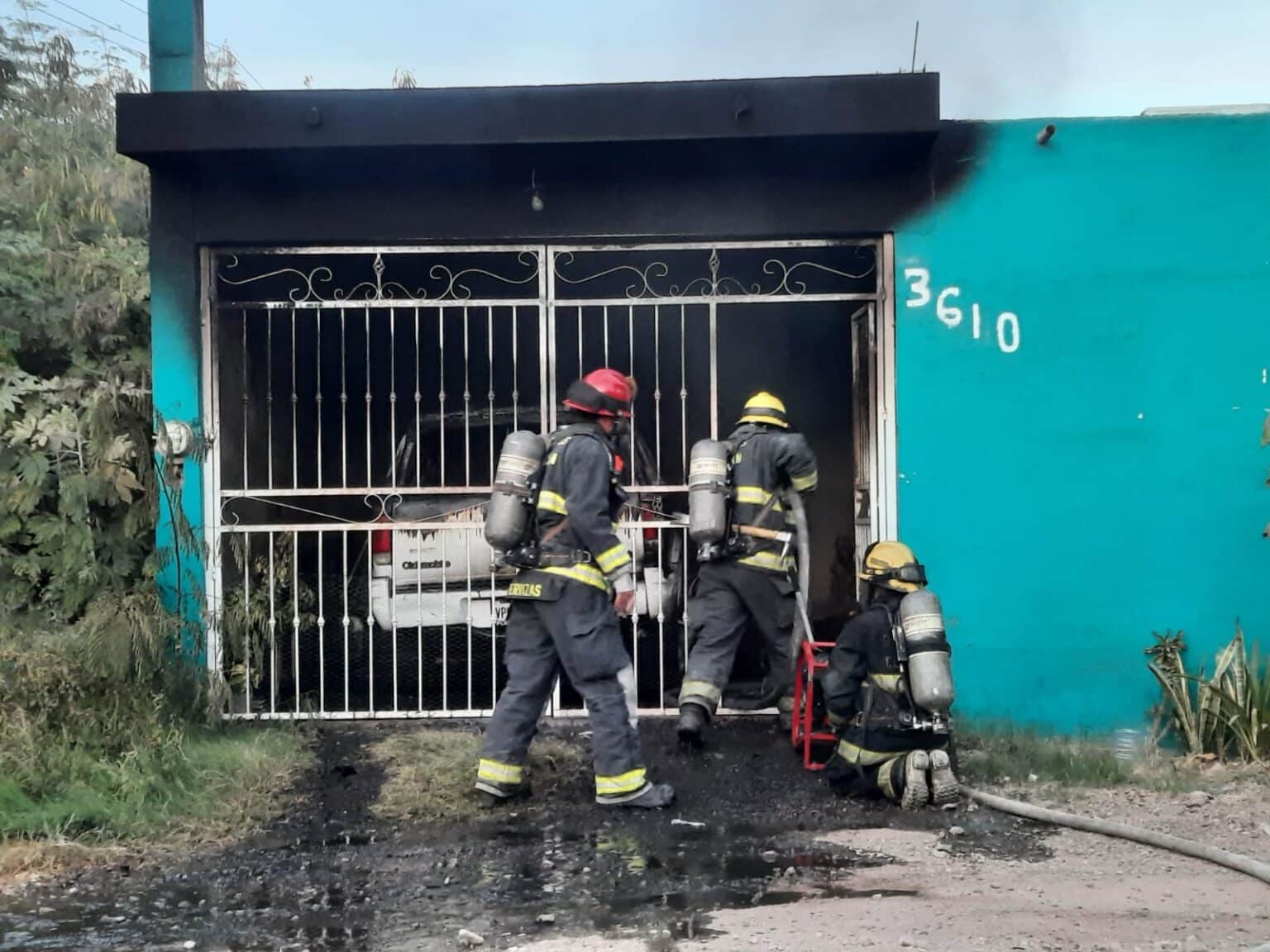 Culiacán, incendio, vehículo