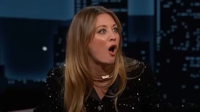 actriz, Kaley Cuoco, maternidad