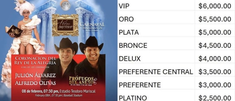 carnaval Mazatlán, Coronación, Prófugos