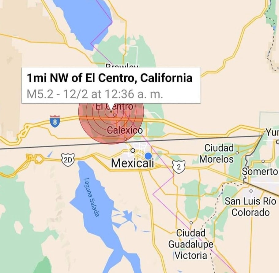 Mexicali, sismo
