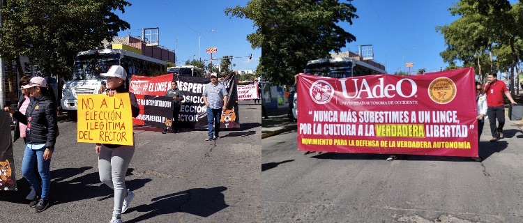 Los Mochis, Manifestación, UAdeO