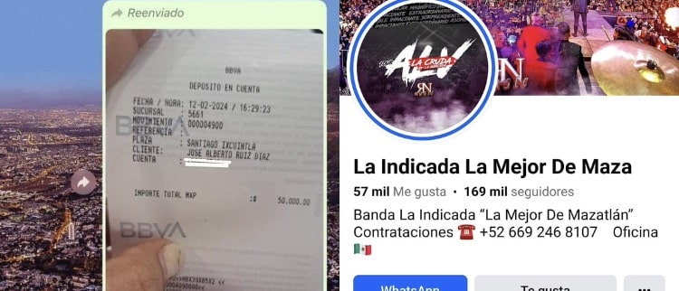 banda, Banda La Indicada, Maza