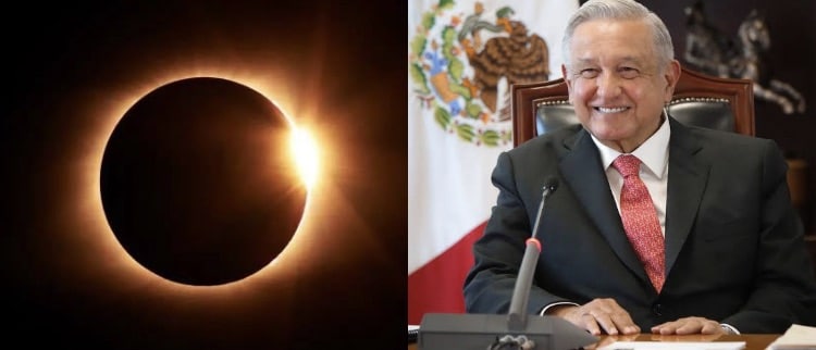 amlo, eclipse, Mazatlán