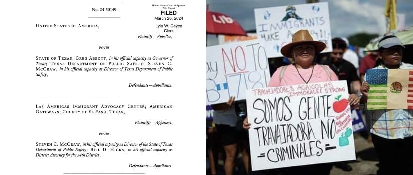 Antiinmigrantes, Ley SB4, Texas