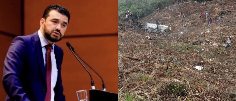 Accidente aéreo, diputado, Montes de Oca