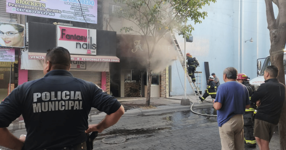 Culiacán, incendio, joyería