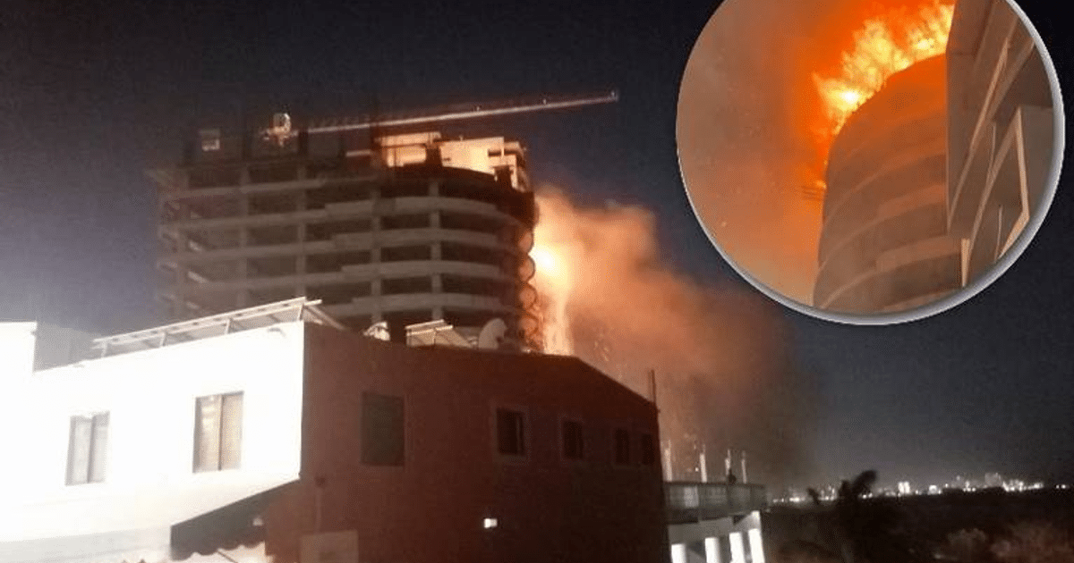 incendio, Mazatlán, Torre