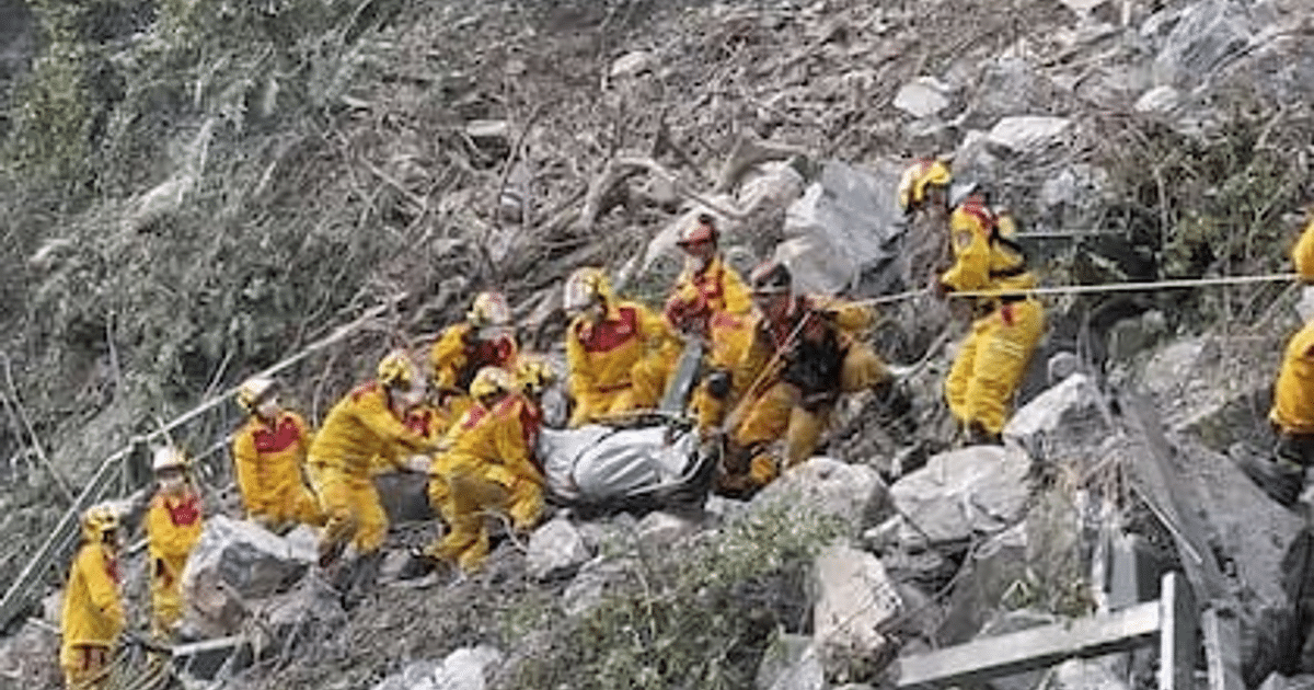 Rescate, sobreviviente, Terremoto Taiwán