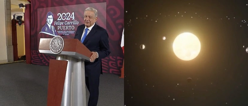 amlo, eclipse, mañanera