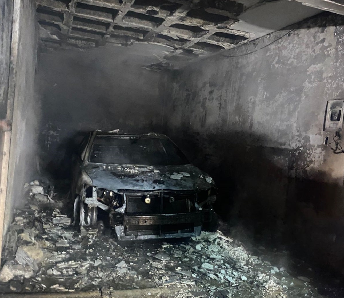 auto, incendio, Mazatlán