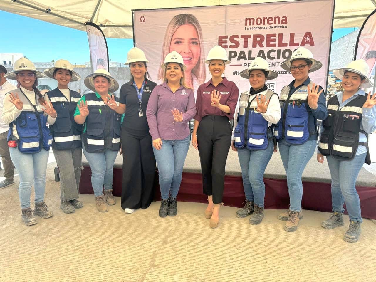 Estrella Palacios, Grupo Hersa, MORENA