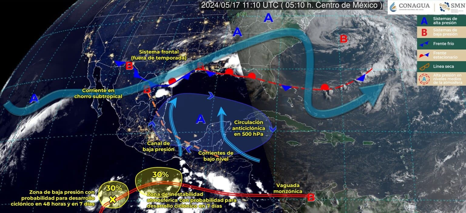clima, huracán aletta, Sinaloa